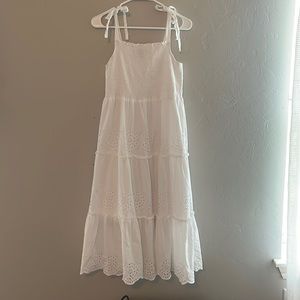 Smocked strapped dress